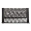 One Compartment Business Card Holder, Holds 50 Cards, 3.07 X 0.15 X 4.4, Metal, Black - Image 3