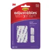 Adjustables Repositionable Mini Refill Strips, Holds Up To 0.5 Lb, 1.03 X 1.32, White, 18 Strips - Image 3