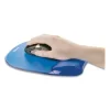 Gel Crystals Mouse Pad with Wrist Rest, 7.87 x 9.18, Blue - Image 2