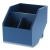 Konnect Desktop Organizer Short Storage Bin, 3.4" x 3.5" x 3.5", Blue - Image 3