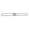 Dust Mop Frame, 36" X 5", Steel Wire, Black