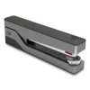 Premium Desktop Half Strip Stapler, 30-Sheet Capacity, Gray/black