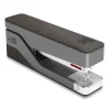 Desktop Aluminum Half Strip Stapler, 25-Sheet Capacity, Gray/Black - Image 2