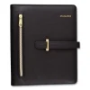 Buckle Closure Planner/organizer Starter Set, 8.5 X 5.5, Black Cover, 12-Month (jan To Dec): Undated
