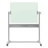 Infinity Glass Dry-Erase Board Presentation Easel, 24 X 36, White Surface, Frameless