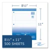 Loose Leaf Paper, 8.5 x 11, 3-Hole Punched, College Rule, White, 500 Sheets/Pack, 5 Packs/Carton, Ships in 4-6 Business Days - Image 3