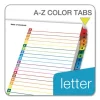 OneStep Printable Table of Contents and Dividers, 26-Tab, A to Z, 11 x 8.5, White, Assorted Tabs, 1 Set - Image 3