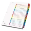 OneStep Printable Table of Contents and Dividers, 26-Tab, A to Z, 11 x 8.5, White, Assorted Tabs, 1 Set - Image 2
