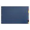 Tabloid-Size Poly Index Divider, 8-Tab, 11 X 17, Assorted, 1 Set