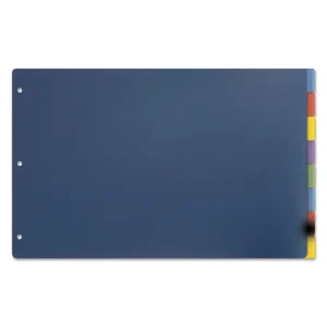 Tabloid-Size Poly Index Divider, 8-Tab, 11 X 17, Assorted, 1 Set