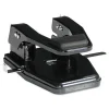40-Sheet Heavy-Duty High-Capacity Two-Hole Punch, 9/32" Holes, Padded Handle, Black - Image 2