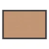 Cork Bulletin Board, 35 x 23, Tan Surface, Black Frame