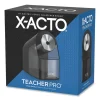 Model 1675 Teacherpro Classroom Electric Pencil Sharpener, Ac-Powered, 4 X 7.5 X 8, Black/silver/smoke