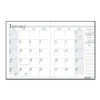 Recycled Ruled 14-Month Planner with Leatherette Cover, 11 x 8.5, Black Cover, 14-Month (Dec to Jan): 2023 to 2025 - Image 3
