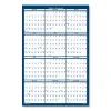 Recycled Yearly Reversible Wall Calendar Non-Laminated, 24 x 37, White/Blue Sheets, 12-Month (Jan to Dec): 2024 - Image 3