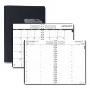 24/7 Recycled Daily Appointment Book/Monthly Planner, 10 x 7, Black Cover, 12-Month (Jan to Dec): 2024
