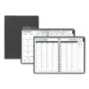 Recycled Monthly Weekly 7 Day Planner, 8.75 x 6.88, Black Cover, 12-Month (Jan to Dec): 2024