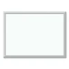 Modern Melamine Dry Erase Board with Aluminum Frame, 72 x 48, White Surface