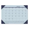EcoTones Recycled Monthly Desk Pad Calendar, 22 x 17, Green-Tint/Woodland Green Sheets/Corners, 12-Month (Jan to Dec): 2024
