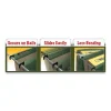 SureHook Hanging Pocket File, Legal Size, 1/5-Cut Tabs, Standard Green, 4/Pack - Image 3