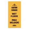 Multilingual Wet Floor Safety Cone, 12.25 X 12.25 X 36