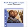 Small Binder Pockets, Standard, 7-Hole Punched, Assorted, 9.25 x 5.5, 5/Pack - Image 3