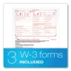 W-2 Tax Forms for Inkjet/Laser Printers, Fiscal Year: 2023, Four-Part Carbonless, 8.5 x 5.5, 2 Forms/Sheet, 50 Forms Total - Image 2