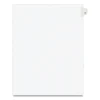 Preprinted Legal Exhibit Side Tab Index Dividers, Avery Style, 26-Tab, G, 11 x 8.5, White, 25/Set, (1407)