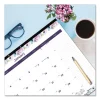 Passion Monthly Deskpad Calendar, Floral Artwork, 22 x 17, White/Multicolor Sheets, Black Binding, 12-Month (Jan-Dec): 2024 - Image 3