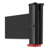 Adjusta-Tape Crowd Control Posts Only, Steel, 40" High, Black, 2/box - Image 3