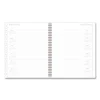 Mina Weekly/Monthly Planner, Main Floral Artwork, 11 x 8.5, White/Violet/Peach Cover, 12-Month (Jan to Dec): 2024 - Image 4