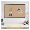 Cork Bulletin Board, 35 x 23, Tan Surface, Black Frame - Image 3
