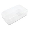 Gem Polypropylene Pencil Box with Lid, Polypropylene, 8.5 x 5.25 x 2.5, Clear