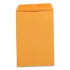 Self-Stick Open End Catalog Envelope, #10 1/2, Square Flap, Self-Adhesive Closure, 9 x 12, Brown Kraft, 250/Box