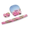 Photo Gel Keyboard Wrist Rest with Microban Protection, 18.56 x 2.31, Pink Flowers Design - Image 2