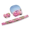 Photo Gel Mouse Pad with Wrist Rest with Microban Protection, 9.25 x 7.87, Pink Flowers Design - Image 2