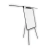 Magnetic Gold Ultra Dry Erase Tripod Easel with Extension Arms, 32″ to 72″, Black/Silver - Image 3