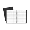 Four-Person Group Undated Daily Appointment Book, 10.88 X 8.5, Black Cover, 12-Month (jan To Dec): Undated