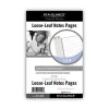 Lined Notes Pages For Planners/organizers, 8.5 X 5.5, White Sheets, Undated