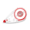 Correction Tape, Mini Economy, Non-Refillable, Clear/Red Applicator, 0.25″ x 275″, 10/Pack - Image 2