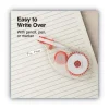 Side-Application Correction Tape, Non-Refillable, Transparent Gray/Red Applicator, 0.2" x 393", 10/Pack - Image 3