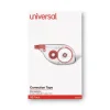 Side-Application Correction Tape, Non-Refillable, Transparent Gray/Red Applicator, 0.2" x 393", 10/Pack
