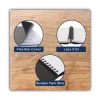 Recycled Monthly Planner with Perforated Memo Section, 8.75 x 7, Black Cover, 12-Month (Jan to Dec): 2024 - Image 3