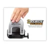 20-Sheet Ez Squeeze Two-Hole Punch, 9/32" Holes, Black/silver - Image 2