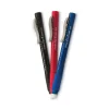 Clic Eraser Grip Eraser, For Pencil Marks, White Eraser, Randomly Assorted Barrel Color, 3/pack