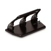 30-Sheet Heavy-Duty Three-Hole Punch With Gel Padded Handle, 9/32" Holes, Black - Image 2
