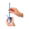 Handheld Manual Double-Hole Plastic Sharpener, 1.57 X 1.65 X 2.2, Blue/silver, 6/box - Image 2