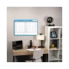 90/120-Day Undated Horizontal Erasable Wall Planner, 36 X 24, White/blue Sheets, Undated - Image 2