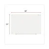 Frameless Glass Marker Board, 48 x 36, White Surface - Image 2