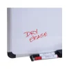 Modern Melamine Dry Erase Board with Aluminum Frame, 24 x 18, White Surface - Image 2